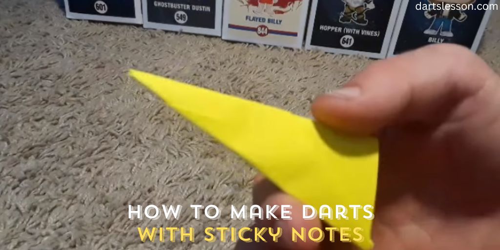 How to Make Darts with Sticky Notes