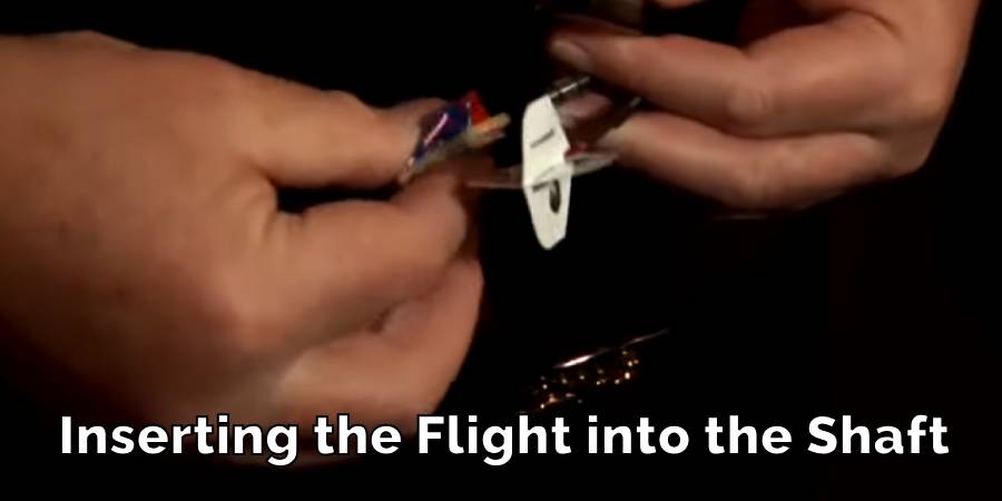 Inserting the Flight into the Shaft
