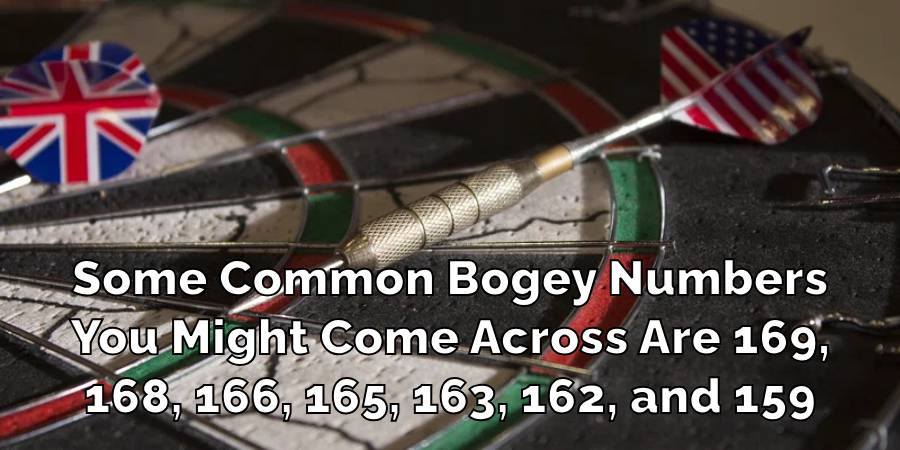 Some Common Bogey Numbers
You Might Come Across Are 169,
168, 166, 165, 163, 162, and 159
